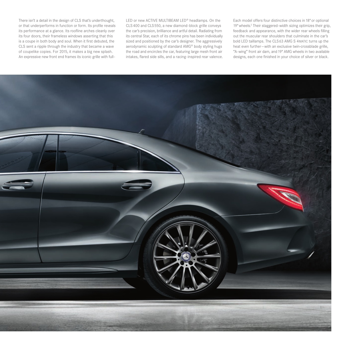 2015 Mercedes-Benz CLS-Class Brochure Page 16